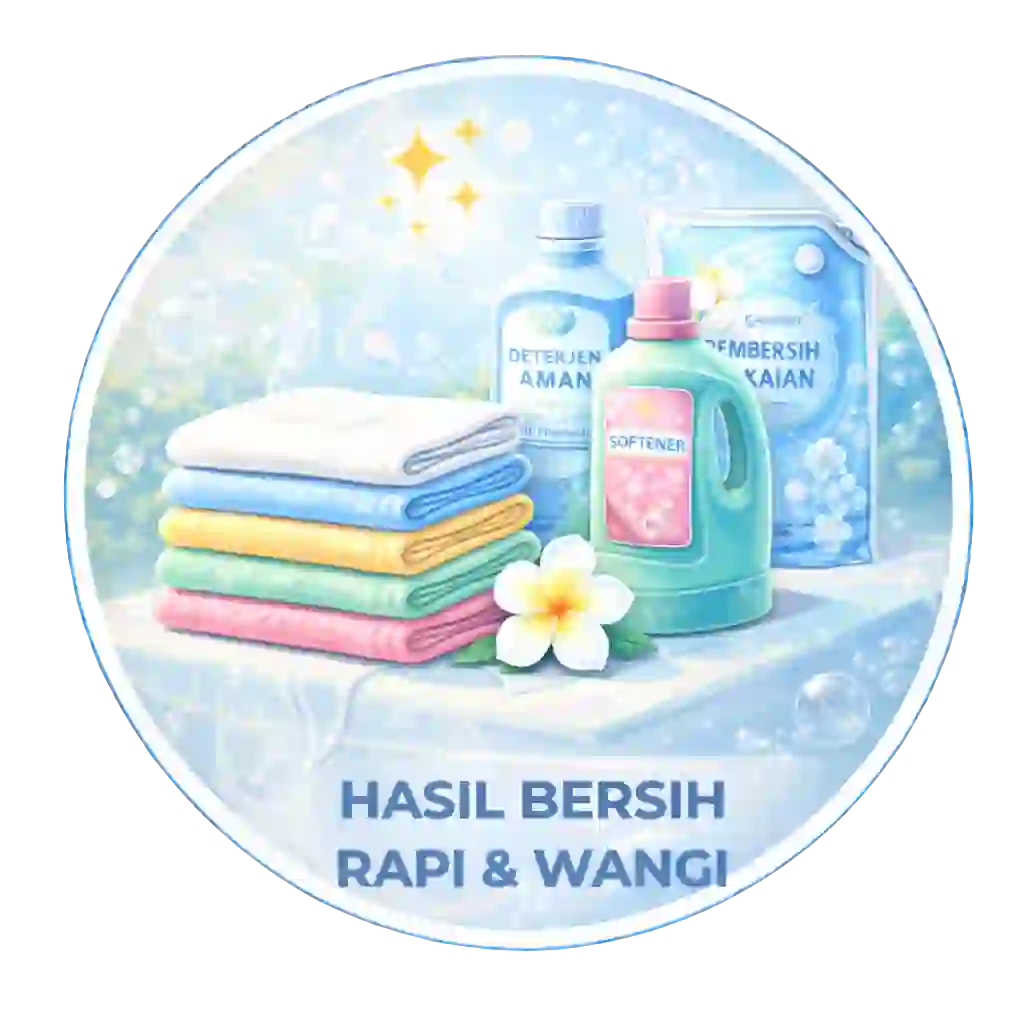 hasil bersih rapi dan wangi